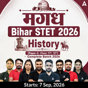 मगध | Bihar STET 2026 | History (Paper-2:  Class: 11th, 12th) Complete Batch 2026 | Online Live Classes by Adda 247