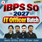 IBPS SO 2027 | IT Officer Target Batch | Online Live Classes by Adda 247