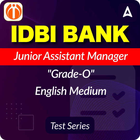 IDBI Bank JAM "Grade-O " Mock Test