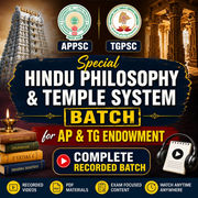 Special Hindu Philosophy & Temple System Batch | for AP & TG Endowment | Complete Recorded Classes by Adda247
