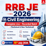 RRB JE Civil Engineering | Technical & Non Technical | Complete Online Live + Recorded Batch 2026 by Adda247