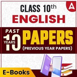 CBSE Class 10 English (Previous Year Papers eBook) 2025 By Adda247