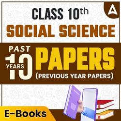 CBSE Class 10 Social Science (Previous Year Papers eBook) 2025 By Adda247