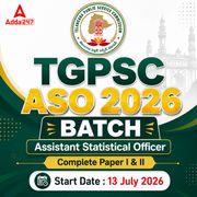 TGPSC ASO Paper I & II Complete Batch 2026 | Online Live Classes by Adda247