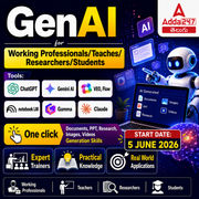 GenAI Mastery Batch 2026 | For Working Professionals, Teachers, Researchers & Students | Complete Online Classes By Adda247