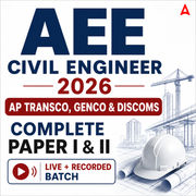 AP AEE Civil Engineer | For TRANSCO, GENCO & DISCOMS 2027 | Complete Paper I & II Live + Recorded Batch By Adda247