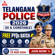 Telangana Police Free PYQ's Batch | for SI & Constable Online Live Classes by Adda247