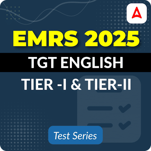 EMRS TGT English Mock Test 2025