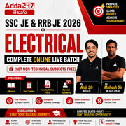 SSC JE & RRB JE Electrical Batch 2026 Complete Online Live Batch by Adda247