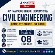 AEE Civil Engineering Batch | for AP TRANSCO, GENCO & DISCOMS 2027 | Complete Online Live Batch 2026 by Adda247