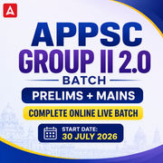 APPSC Group II 2.O Batch | Complete Live + Recorded Batch | Online Classes By Adda247