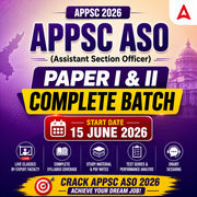 APPSC ASO Paper I & II Complete Batch 2026 | Online Live Classes by Adda247
