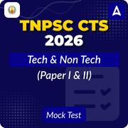 TNPSC CTS (Non-Interview) Post 2026 Mock Test