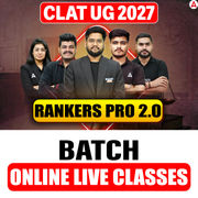 CLAT UG 2027 – RANKERS PRO 2.0 BATCH (WITH PRINTED BOOKS) | Online Live Classes by Careers Adda