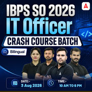 IBPS SO 2026 | IT Officer CRASH COURSE BATCH | Online Live Classes by Adda 247