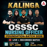 Kalinga-OSSSC Nursing Officer Foundation Batch 2026 (Live + Recorded) by Adda247
