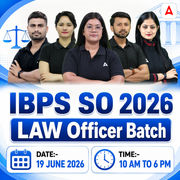IBPS SO 2026 | LAW Officer Batch | Online Live Classes by Adda 247