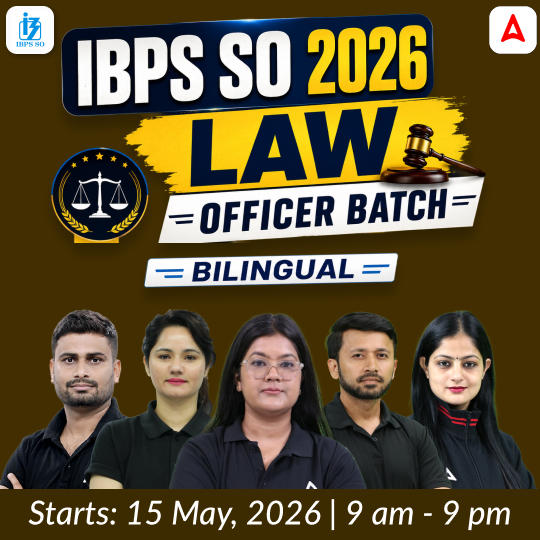 IBPS SO 2026 | LAW Officer Batch | Online Live Classes by Adda 247