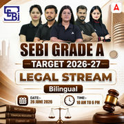 SEBI GRADE A 2026-27 - LEGAL | P2I BATCH | Live Foundation | | Online Live Classes by Adda 247