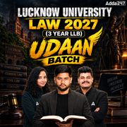 Lucknow University LAW 2027 (3 Year LLB) | UDAAN BATCH | Online Live Classes By Adda247