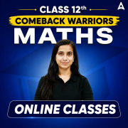 Class 12th Comeback Warriors Mathematics by Adda247