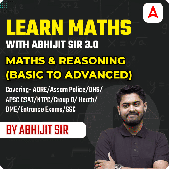 Learn Maths with Abhijit Sir 3.0 | Maths + Reasoning Special Batch | Online Live Batch by Adda247