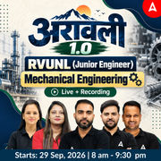 अरावली 1.0 - RVUNL (Junior Engineer) | Mechanical Engineering | Complete Batch By Adda247
