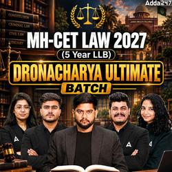 MH-CET LAW 2027 (5 Year LLB) | DRONACHARYA ULTIMATE BATCH | Online Coaching By Adda247
