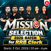 Mission Selection Batch for RRB Clerk 2026 | Online Live Classes by Adda 247