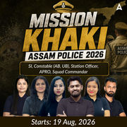 Assam Police 2026: Mission Khaki Batch | SI, Constable (AB, UB), Station Officer, APRO, Squad Commandar | অসমীয়া মাধ্যম | Live + Recorded Classes