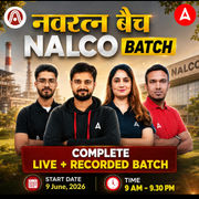 नवरत्न बैच: NALCO Batch | Complete Live + Recorded Batch | Online Live Classes by Adda 247