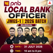 PNB - LOCAL BANK OFFICER - JMGS - 1 | 2026 BATCH | Online Live Classes by Adda 247