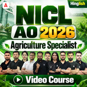 NICL AO 2026 | Agriculture Specialist | Hinglish | Video Course by Adda247