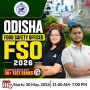 OSSC Odisha Food Safety Officer (FSO) 2026 Prelims + Mains Complete Batch | Hinglish | Test series with Online Live Classes by Adda247