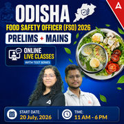 Odisha Food Safety Officer (FSO) 2026 Prelims + Mains | Hinglish | Online Live Classes with Test Series by Adda 247