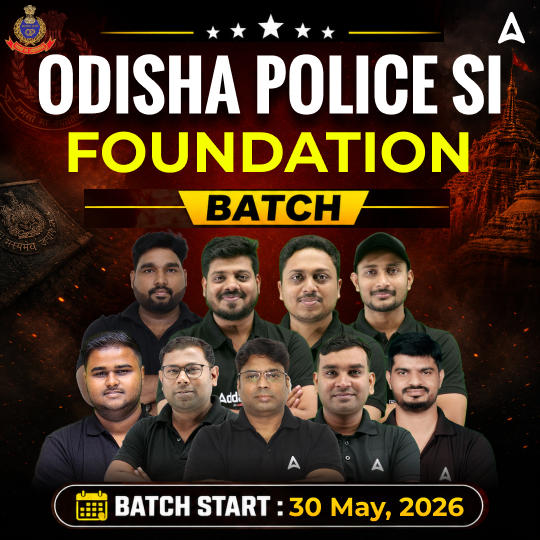 Odisha Police SI Foundation Batch | Online Live Classes By Adda247