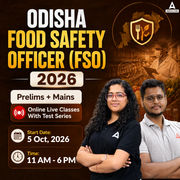 Odisha Food Safety Officer (FSO) 2026 | Hinglish | Online Live Classes with Test Series by Adda 247