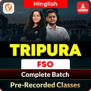 Tripura FSO (Food Safety Officer) 2025 New Batch | Hinglish | Pre-Recorded Classes By Adda247