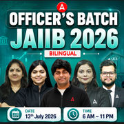 Officer's Batch | JAIIB 2026 l Bilingual | Online Live Classes by Adda 247