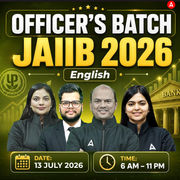Officer's Batch | JAIIB 2026 l English | Online Live Classes by Adda 247