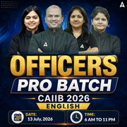 Officers PRO Batch l CAIIB 2026 l English | Online Live Classes by Adda 247