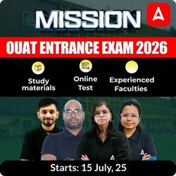 Mission OUAT Entrance Exam Foundation Batch | Online Live Classes by Adda 247
