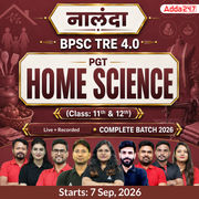 नालंदा | BPSC TRE 4.0 Home Science PGT (Class: 11th & 12th) Complete Batch 2026 | Online Live + Recorded Classes by Adda 247