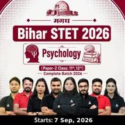 मगध | Bihar STET 2026 | Psychology (Paper-2 Class: 11th, 12th) Complete Batch 2026 | Online Live Classes by Adda 247
