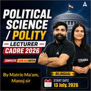 Political Science / Polity Lecturer CADRE 2026 Complete Live + Recorded Batch | Bilingual | Online Live Classes by Adda 247