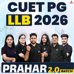 CUET PG LLB 2026 PRAHAR 2.0 BATCH | DU LLB & BHU LLB Preparation | Complete Live Classes By Adda247 (As per Latest Syllabus)