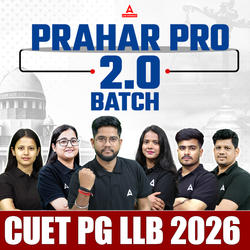 CUET PG LLB 2026 PRAHAR PRO 2.0 BATCH | DU LLB & BHU LLB Preparation | Complete Live Classes and WITH PRINTED BOOKS By Adda247(As per Latest Syllabus)