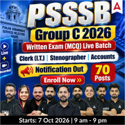 PSSSB Group C 2026 stenographer Live + Recorded | Bilingual | Online Live Classes by Adda 247