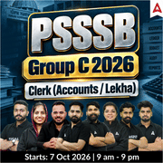 PSSSB Group C 2026 Clerk (Accounts / Lekha) Live Batch | Bilingual | Online Live Classes by Adda 247