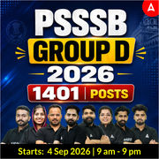 PSSSB Group D 2026 | 1401 posts | Live Batch | Bilingual | Online Live Classes by Adda 247